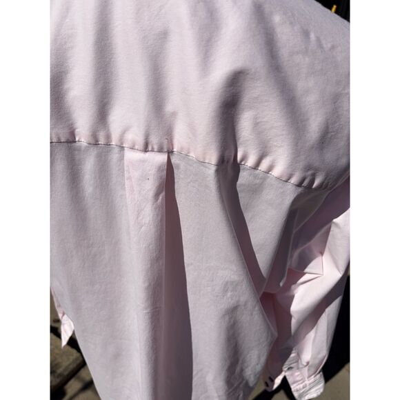 Mother Oxford Pink Cotton Maternity Button Down Shirt Size L/XL - Picture 14 of 16